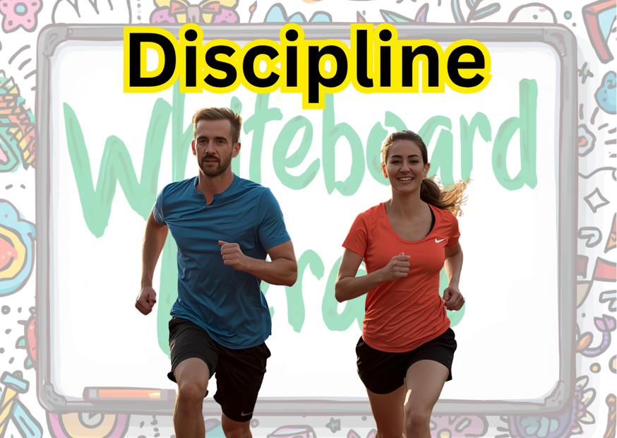 A man and a woman are running as the part of their daily exercise .